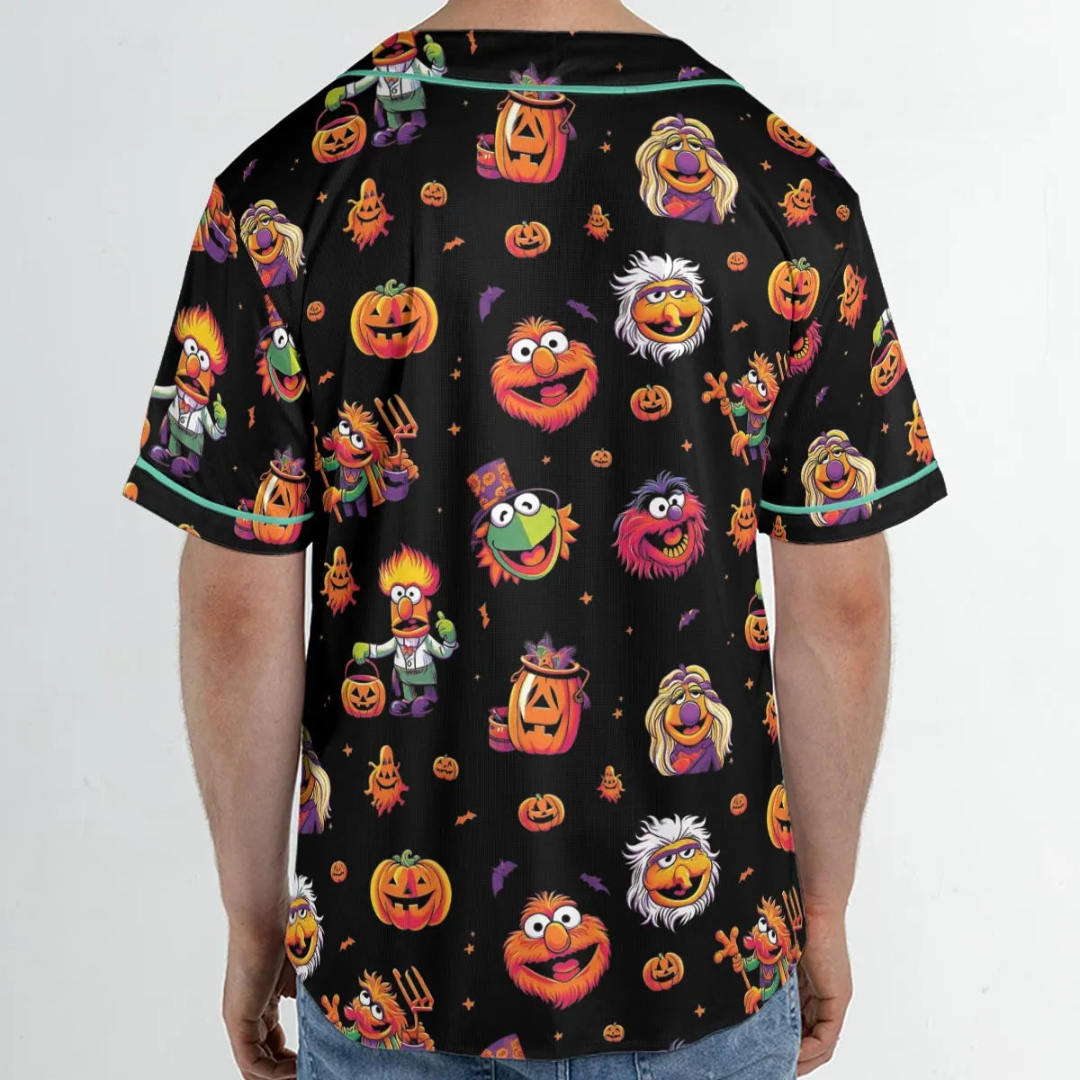 Halloween Muppets Unisex Baseball Jersey