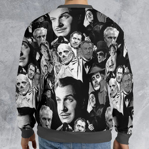 Horror Characters The Many Faces Of Vincent Price All-over Print Sweatshirt