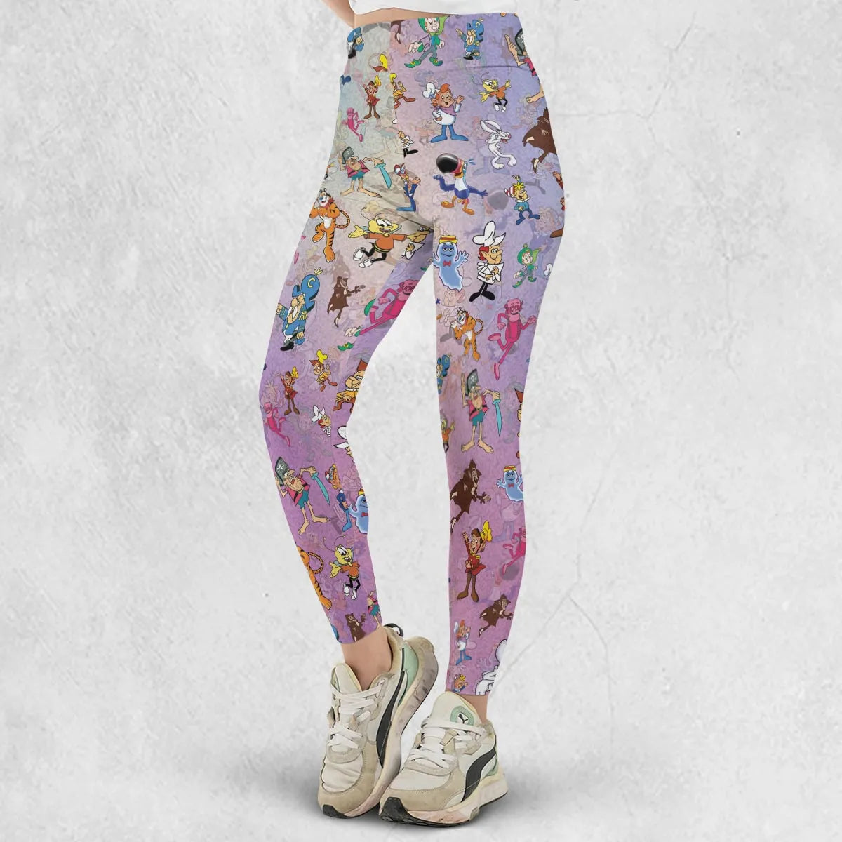80s 90s Commercial Cereal Mascots Legging