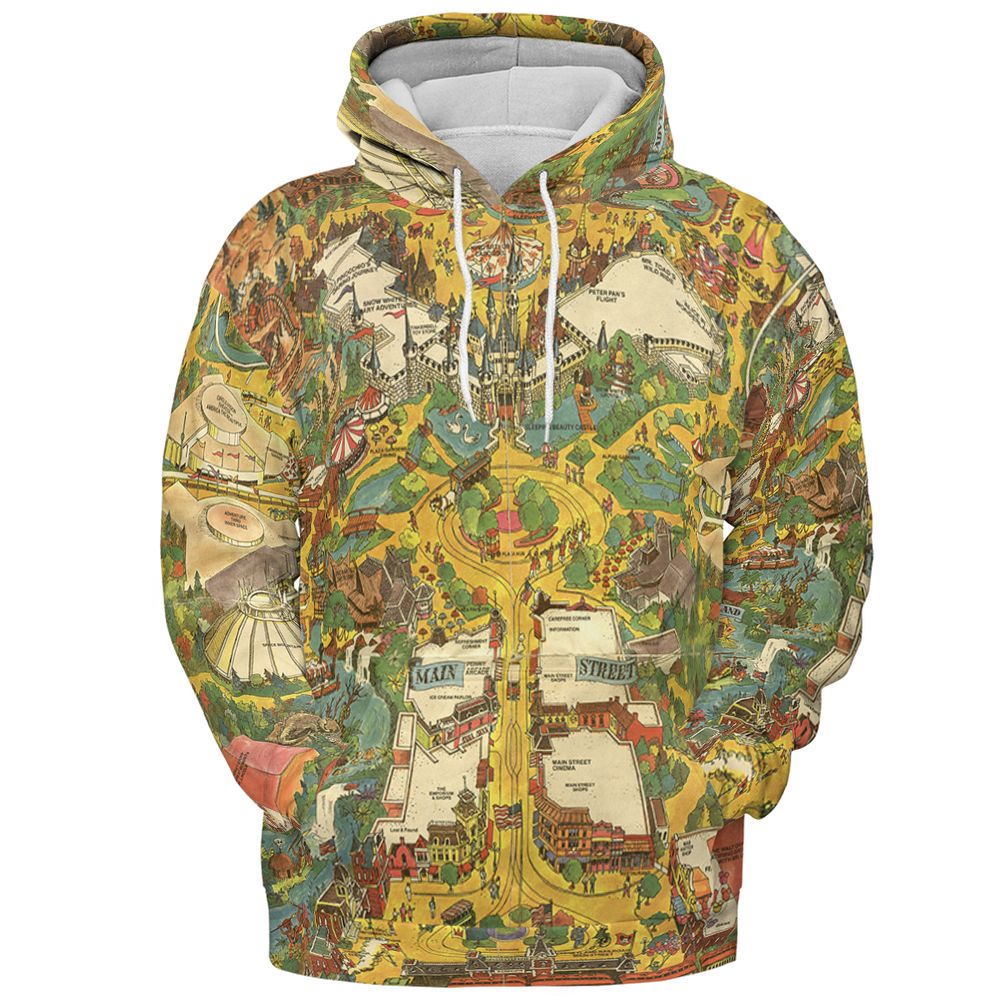 All-over Print Hoodie - 7LDH8NK9 -  - 2