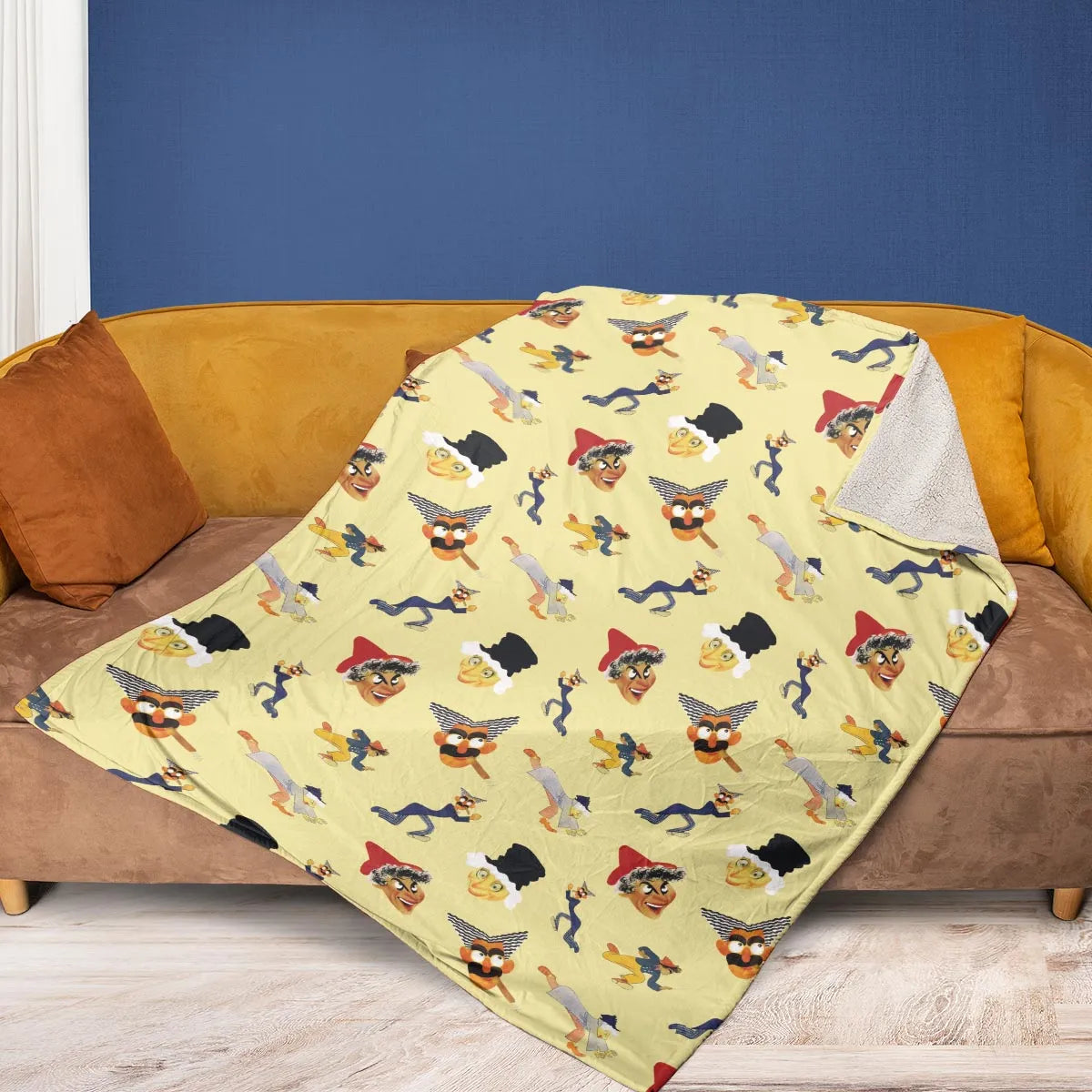 Room Service The Marx Bros Fleece Blanket