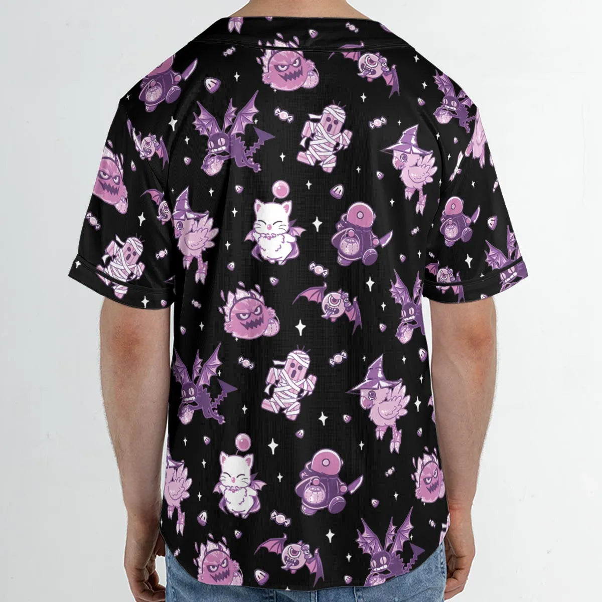 Halloween Final Fantasy Cuties Unisex Baseball Jersey