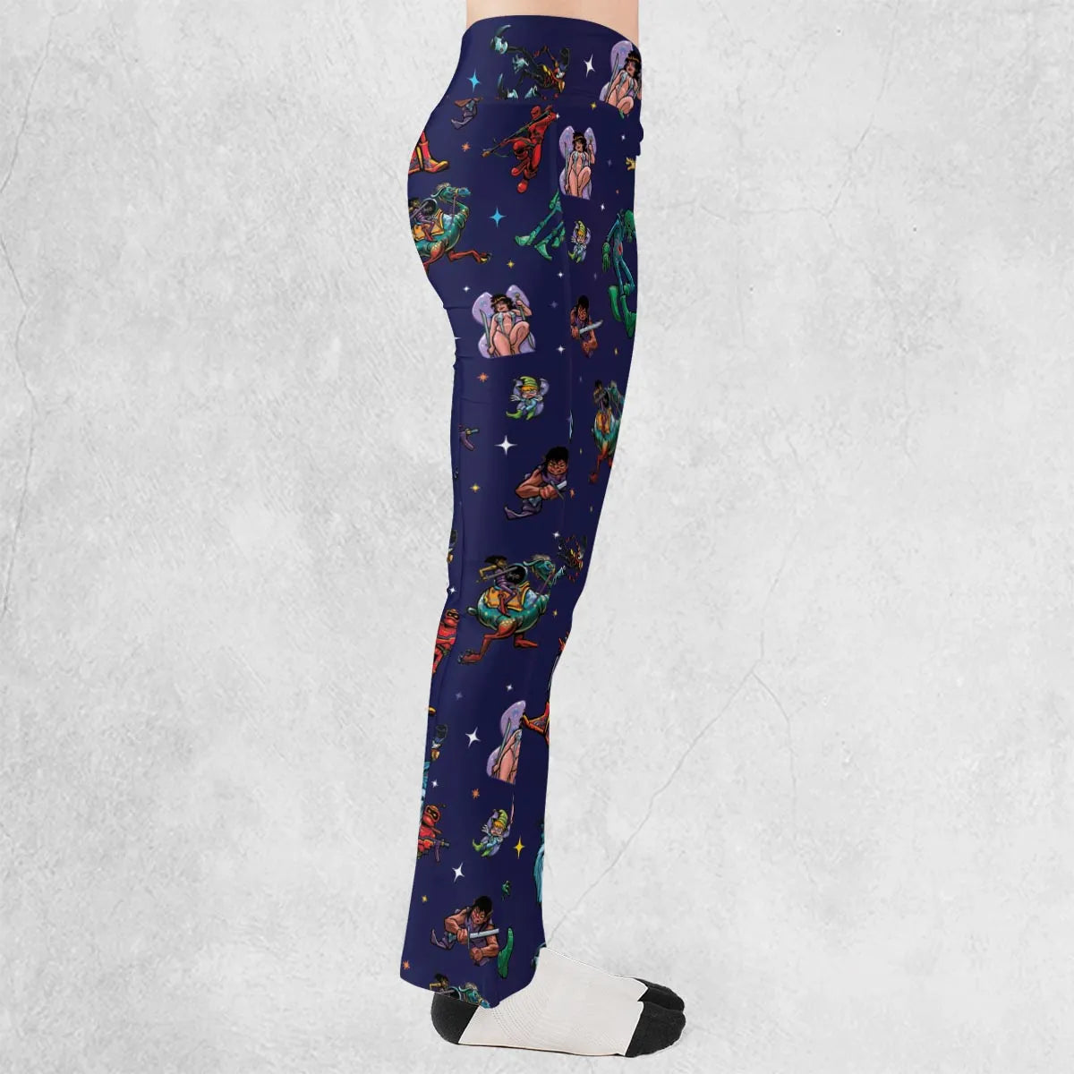 Wizard Characters Flare Leggings