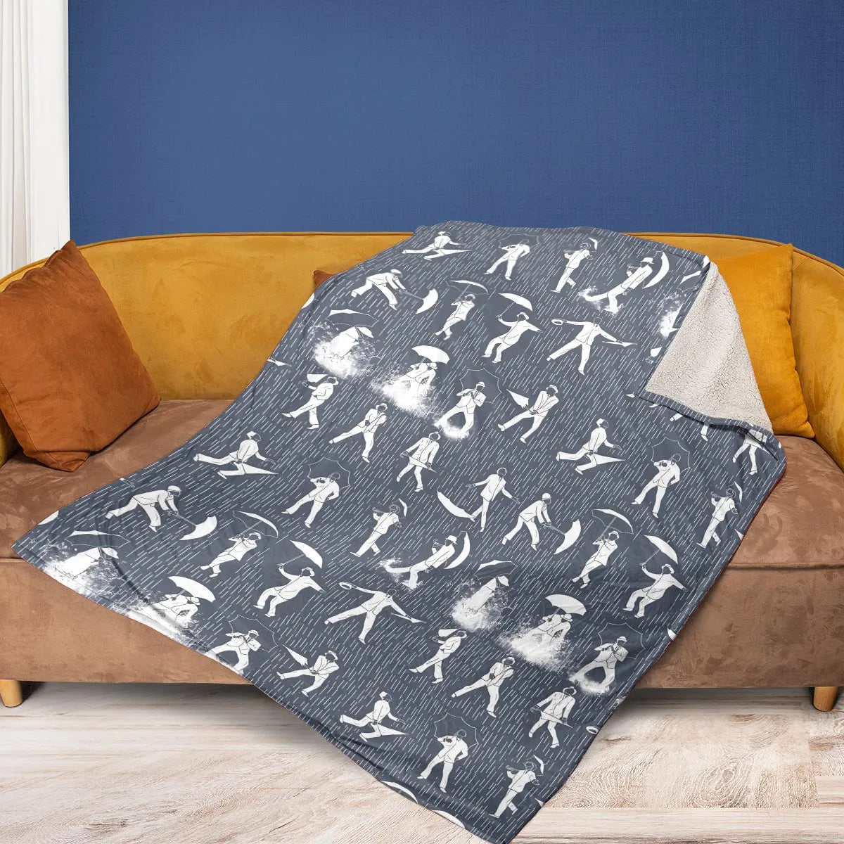 Singin' in the Rain Wall Mural Fleece Blanket