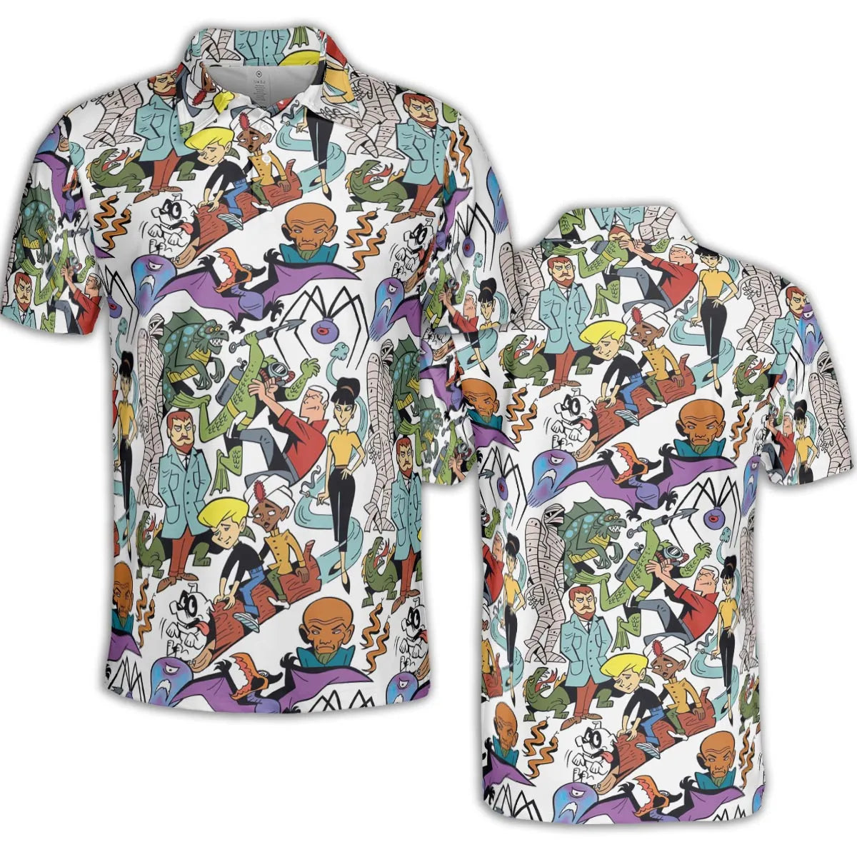 The Adventures Jonny Quest AOP Men/Women Polo Shirt
