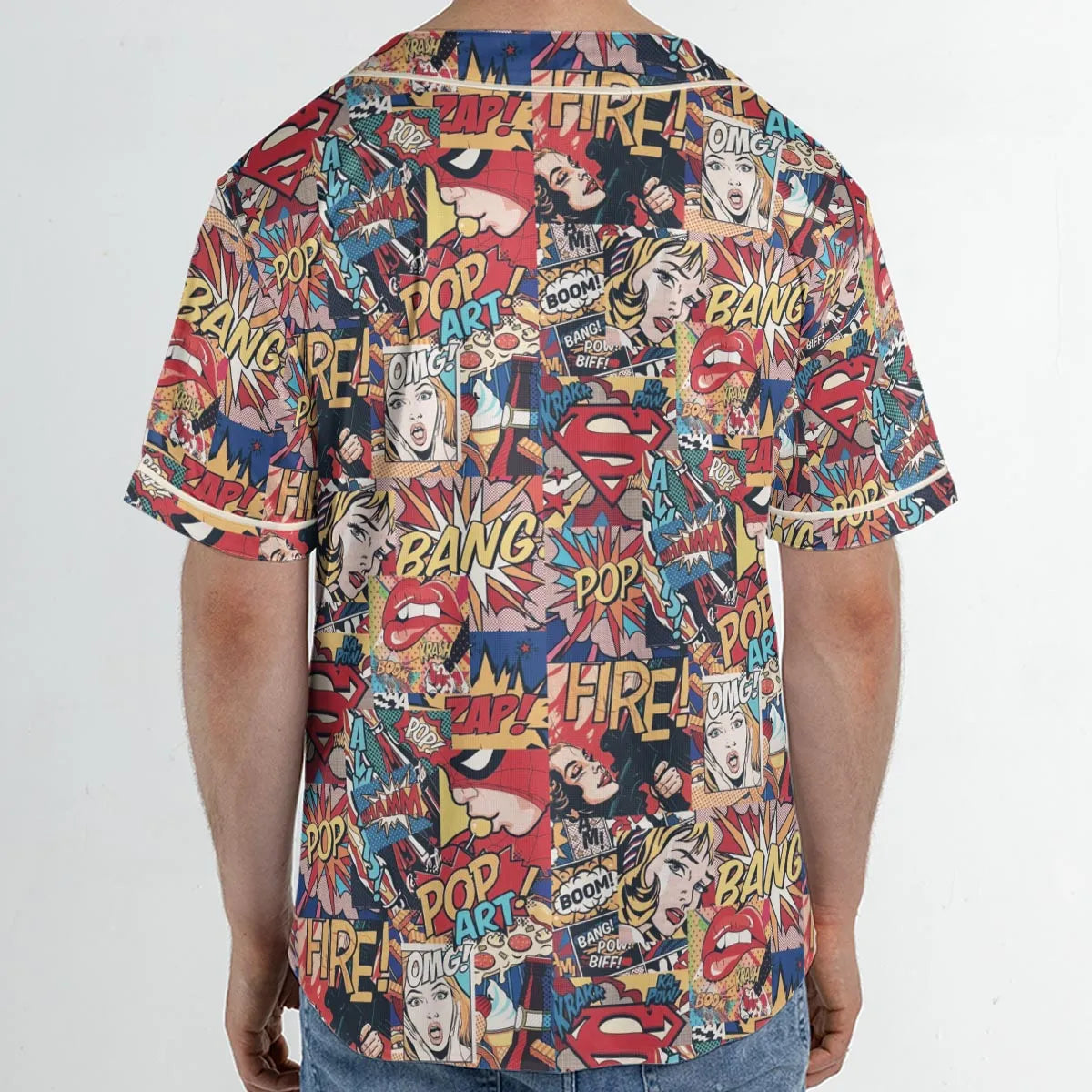 Pop Art Unisex Baseball Jersey