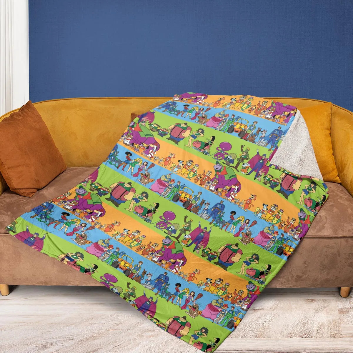 Yogi Yahooeys Scooby Doodies Really Rottens Laffalympics Fleece Blanket