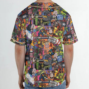 The 1980's. The Decade Of Greed Unisex Baseball Jersey
