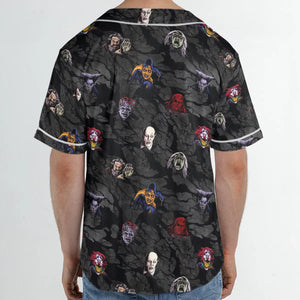 Cult Movie Characters Ghastly Grinner Nosferatu Unisex Baseball Jersey