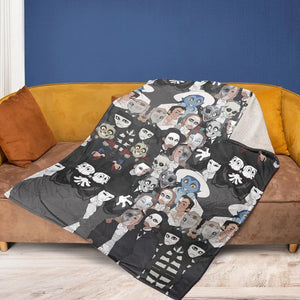 Faces The Phantom of Opera Fleece Blanket