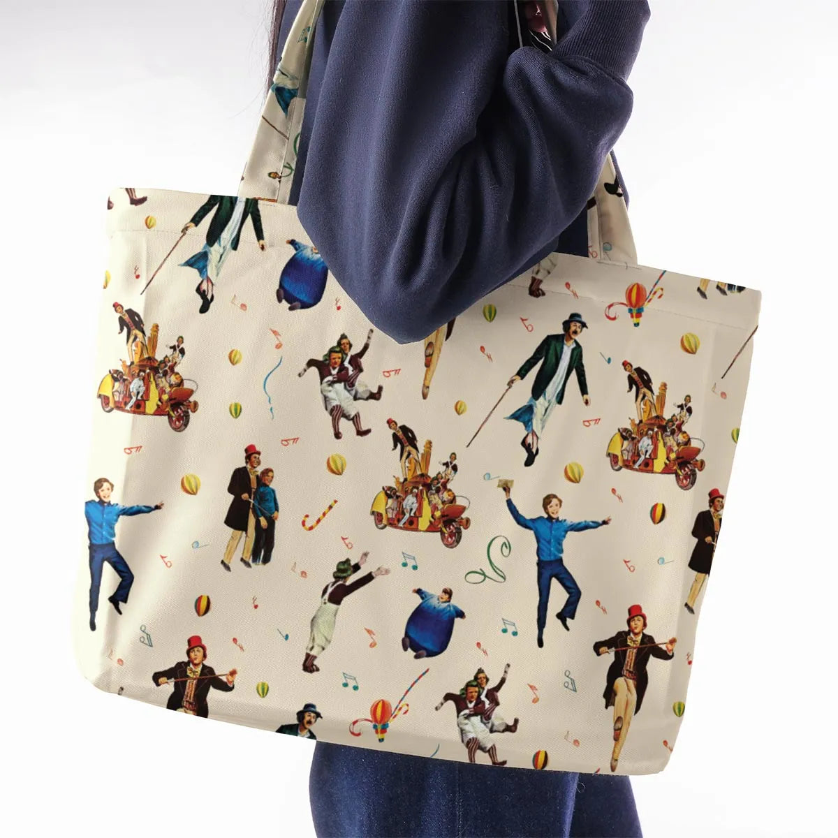 It's Scruumdidiyumptious Willy Wonka And Chocolate Factory Large Tote Bag