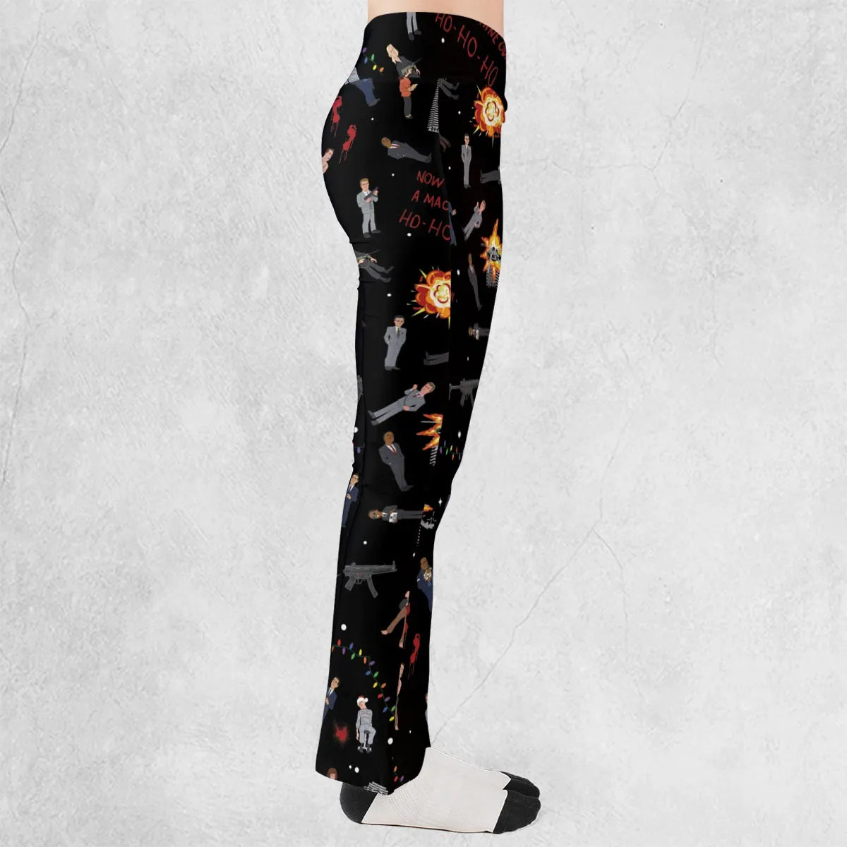 Die Hard Is My Favorite Christmas Movie Flare Leggings