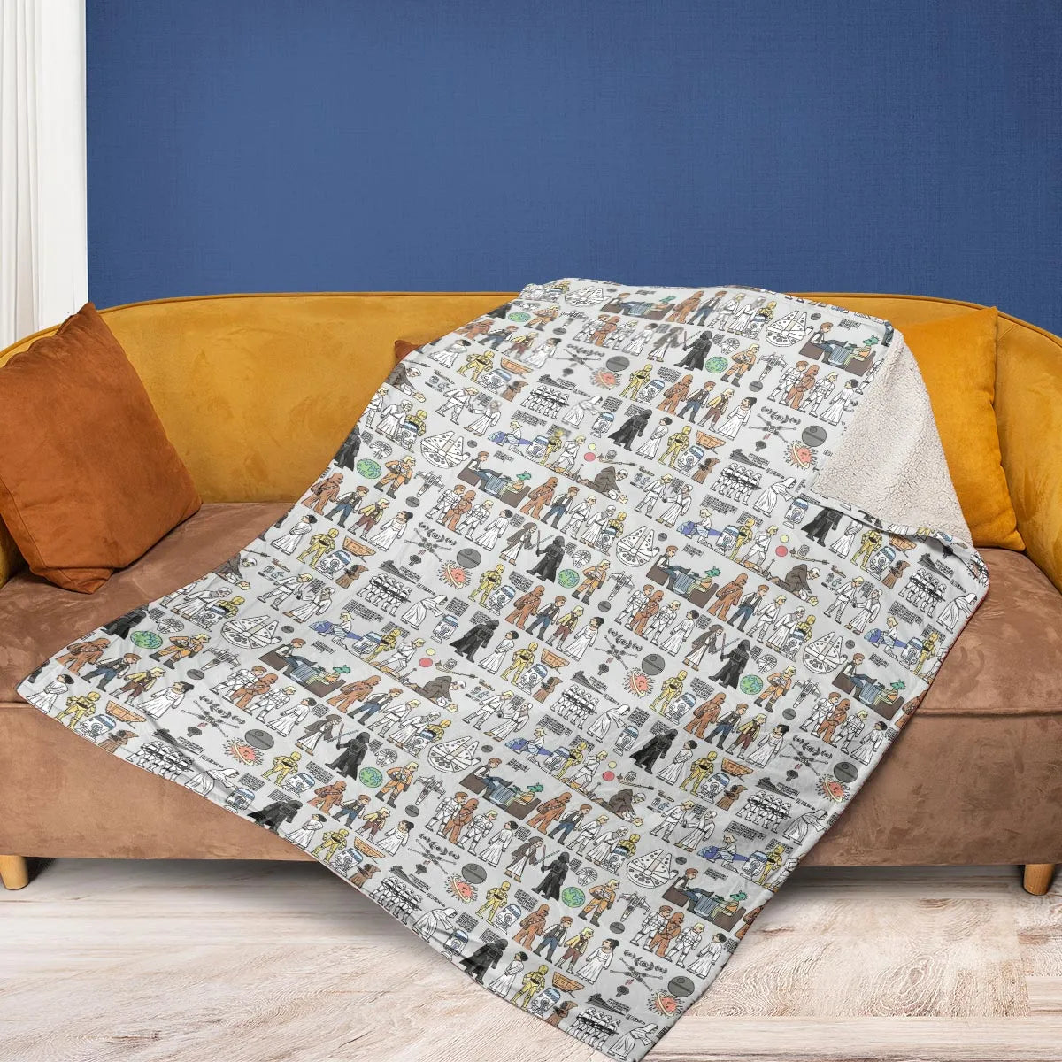 Egyptian Galaxy Wars Fleece Blanket