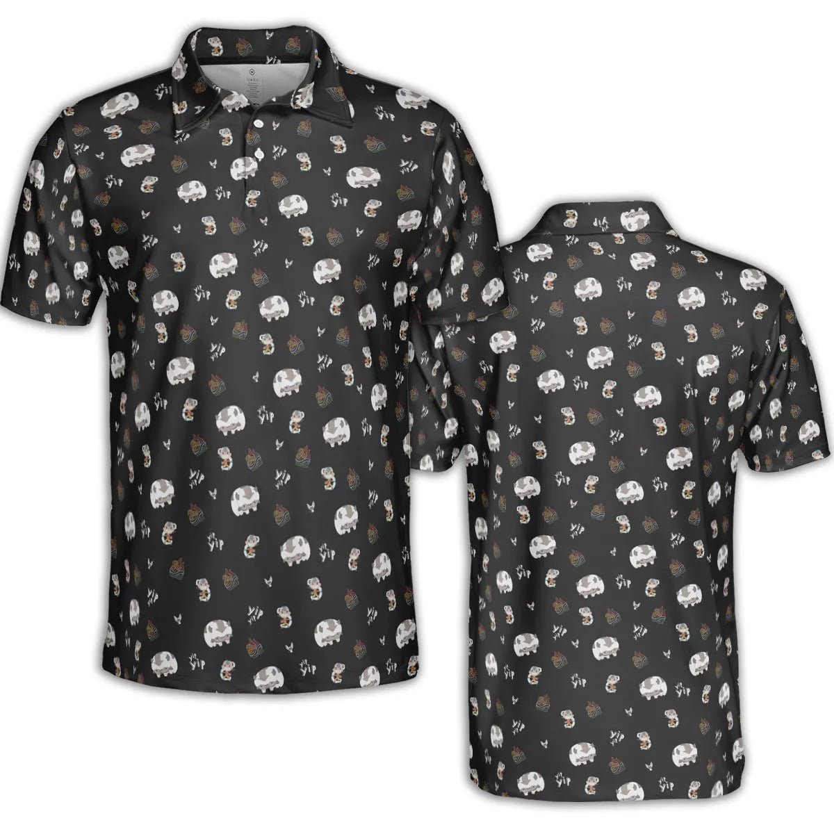 Appa Yip Yip Avatar Pattern AOP Men/Women Polo Shirt