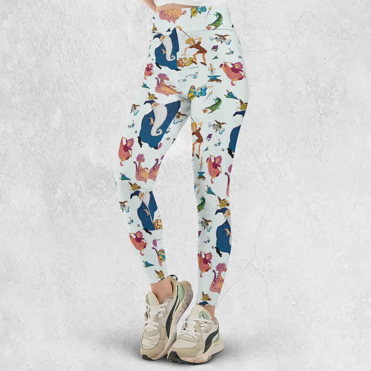 Sword in the Stone Pattern Legging