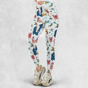 Sword in the Stone Pattern Legging