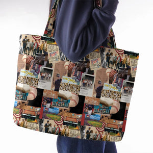 Memorable Baseball Movie Scenes Collage The Sandlot Large Tote Bag