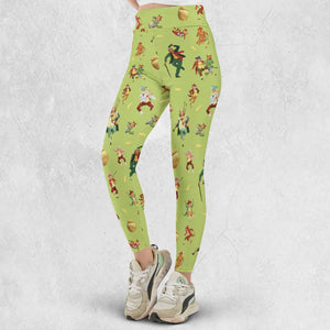 Irish Movie Darby O'Gill Characters Legging