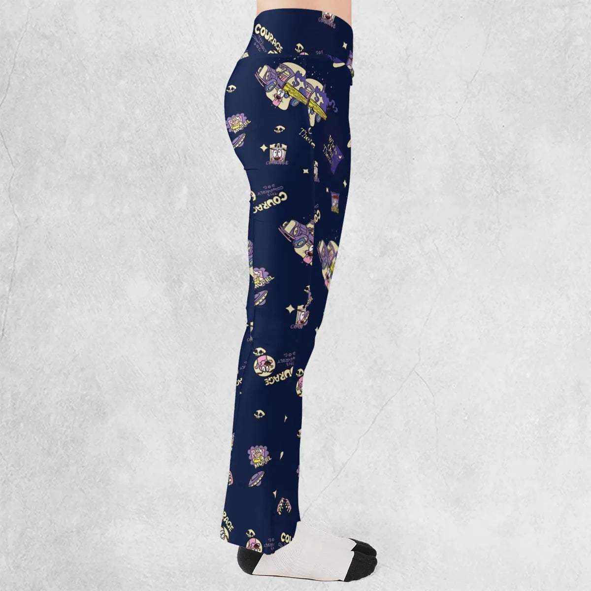 Courage the Cowardly Dog Scenic Flare Leggings