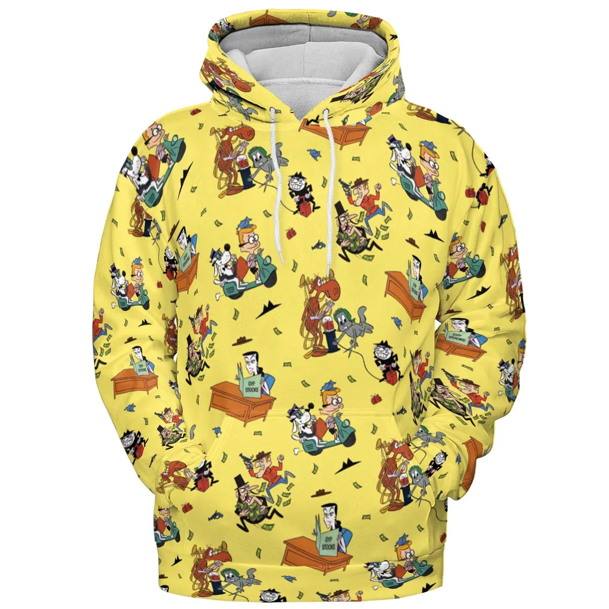 Moose And Squirrel The Adventures of Rocky and Bullwinkle All-over Print Hoodie