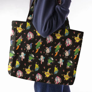 Rocko's Modern Life Pattern Large Tote Bag