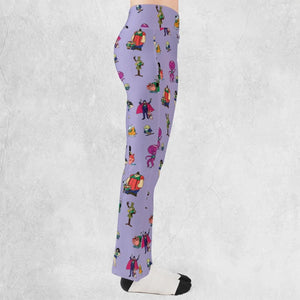 Really Rotten Scooby's All-Star Laff-A-Lympics Flare Leggings
