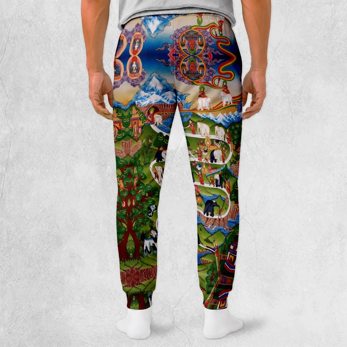 The Nine Mental Abidings Buddhist Sweatpants