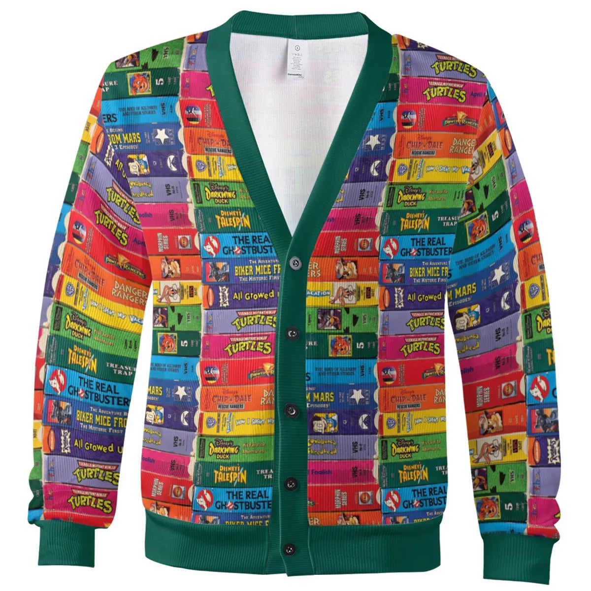 Cartoons Movie Retro Cassete Cardigan