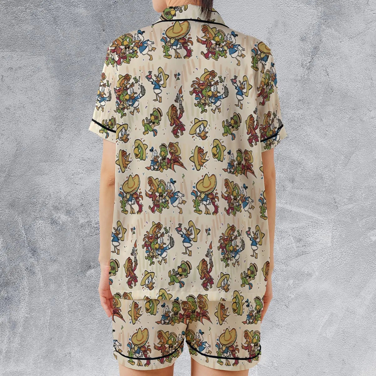 Quacktastic DuckTales Satin Short-Sleeve Pajamas Set