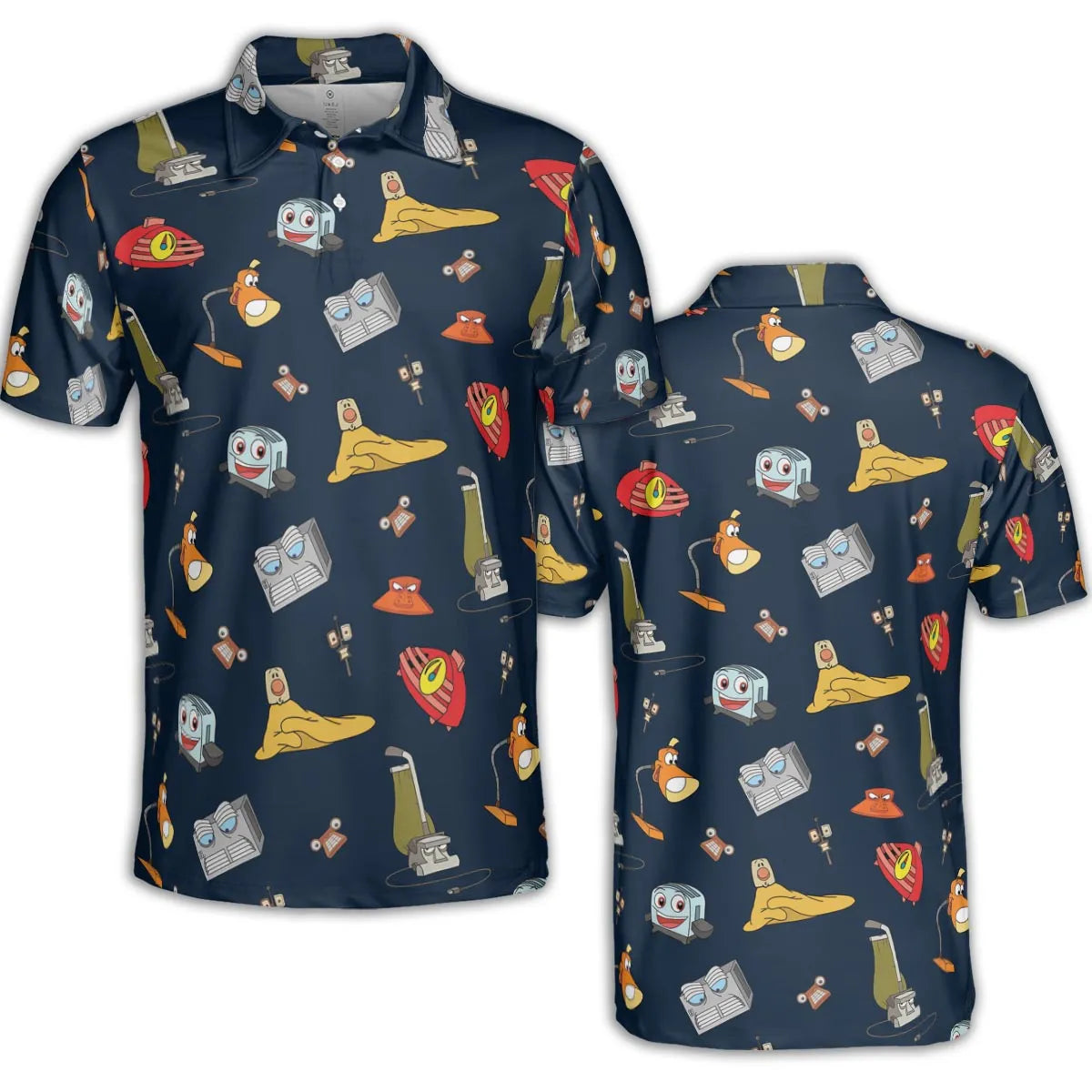 Brave Little Appliances The Brave Little Toaster AOP Men/Women Polo Shirt