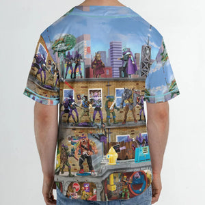 80’s Turtle Power Unisex Baseball Jersey