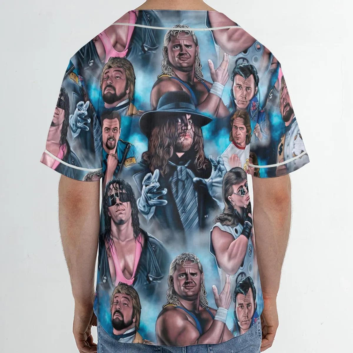 90s Wrestlers Unisex Baseball Jersey