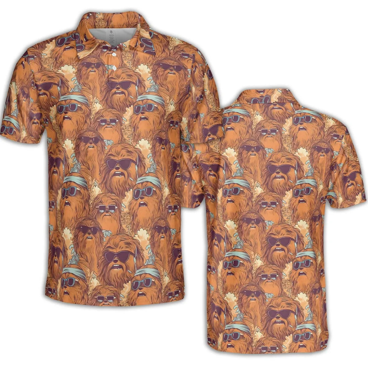 Retro Chewy Summer Vibes AOP Men/Women Polo Shirt