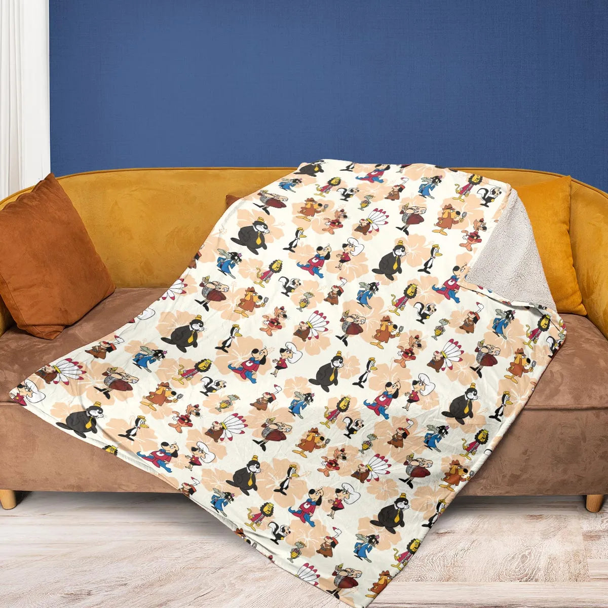 Nostalgia Underdog Characters Fleece Blanket