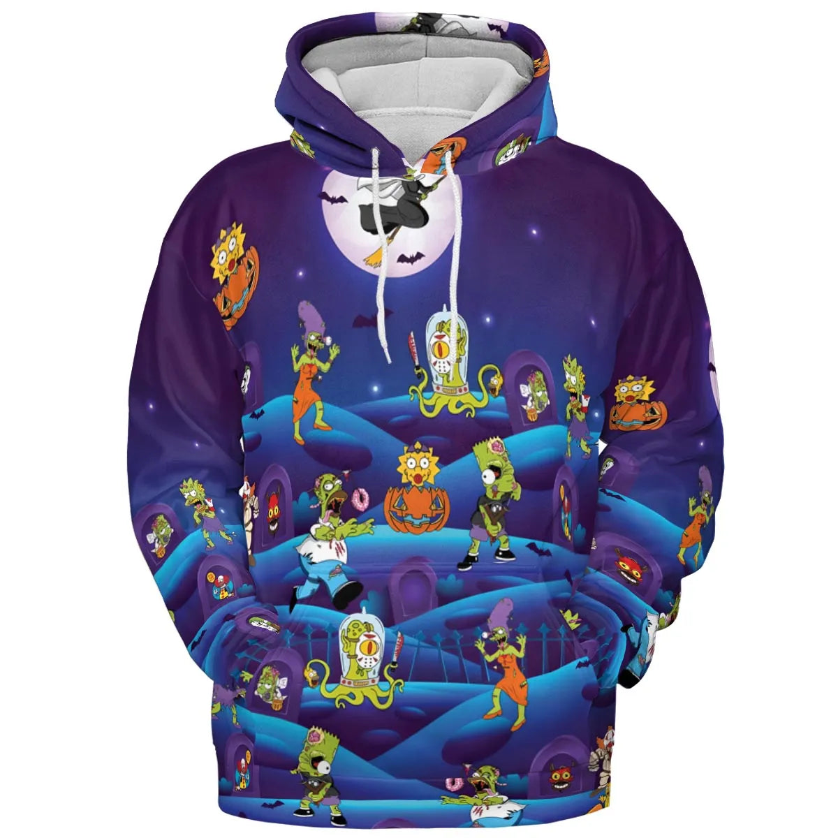Horror Night The Simpsons All-over Print Hoodie