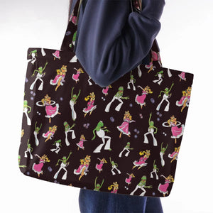 Disco Couple Kermit And Piggy The Muppet Show Large Tote Bag