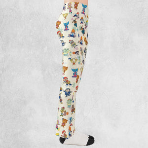 Parappa the Rapper Characters Flare Leggings
