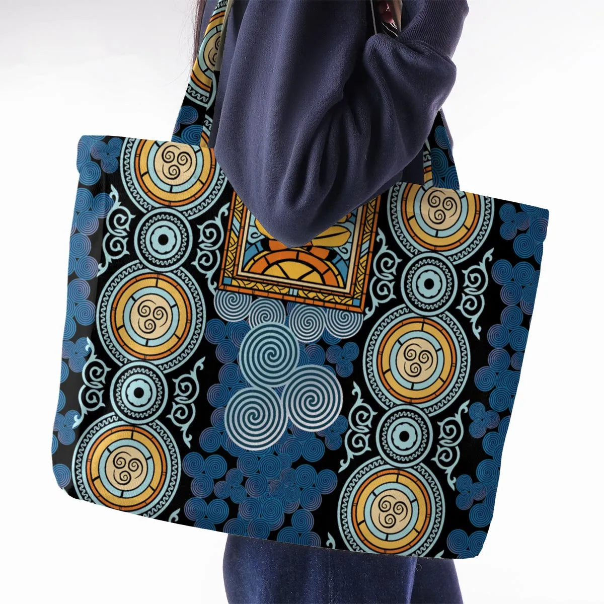 Air Avatar Avatar the Last Airbender Large Tote Bag