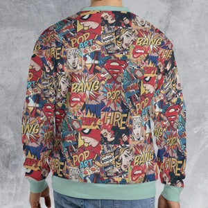 Pop Art All-over Print Sweatshirt