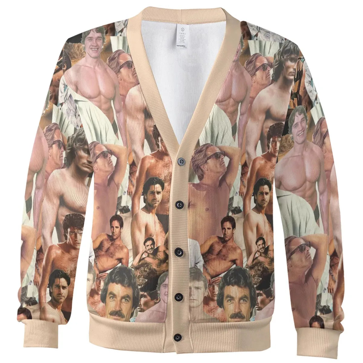 Vintage Hunks of The 80s Cardigan