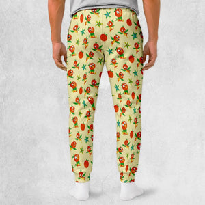 Orange and Bird Sweatpants