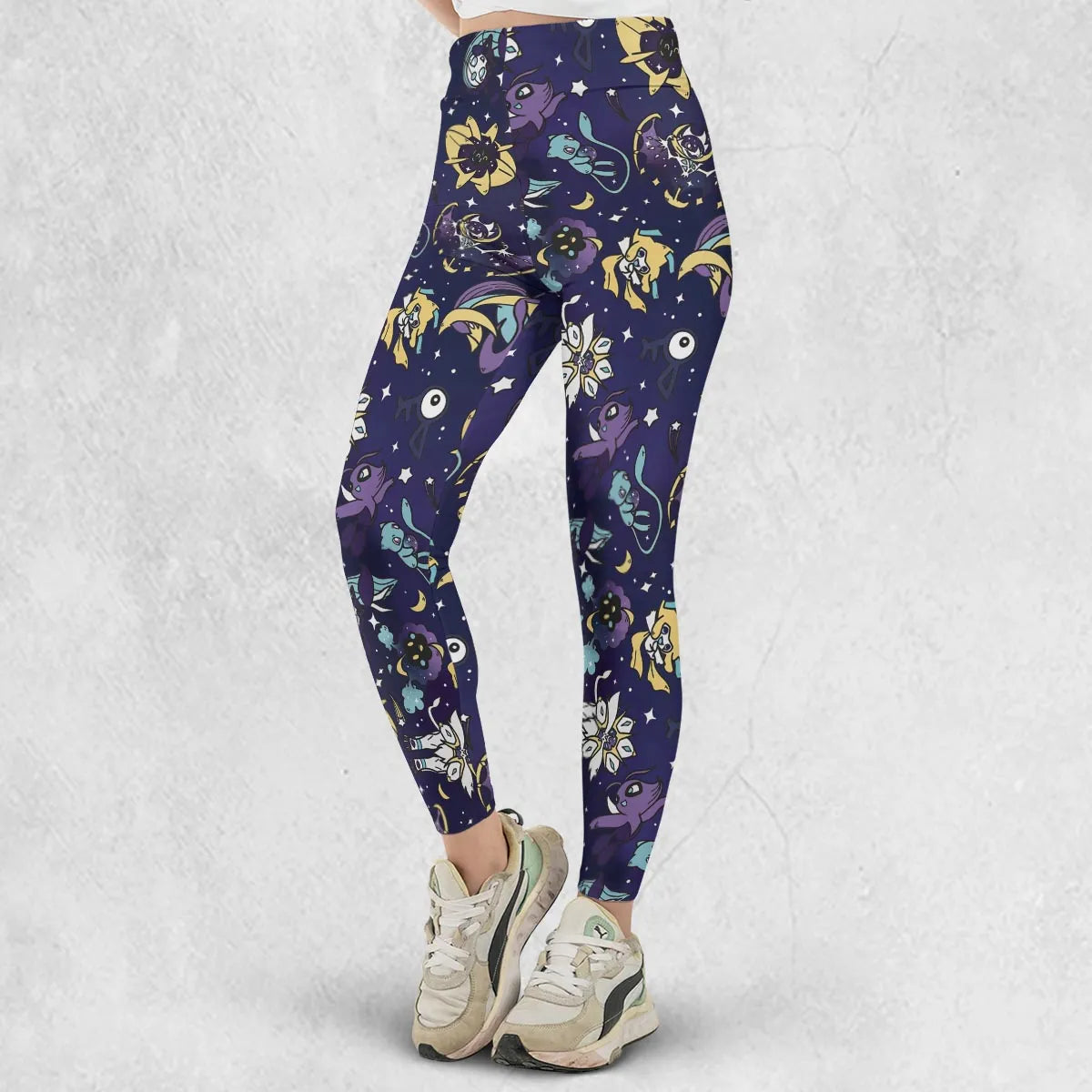 Galaxy Mew Psychic Type Pokemon Legging