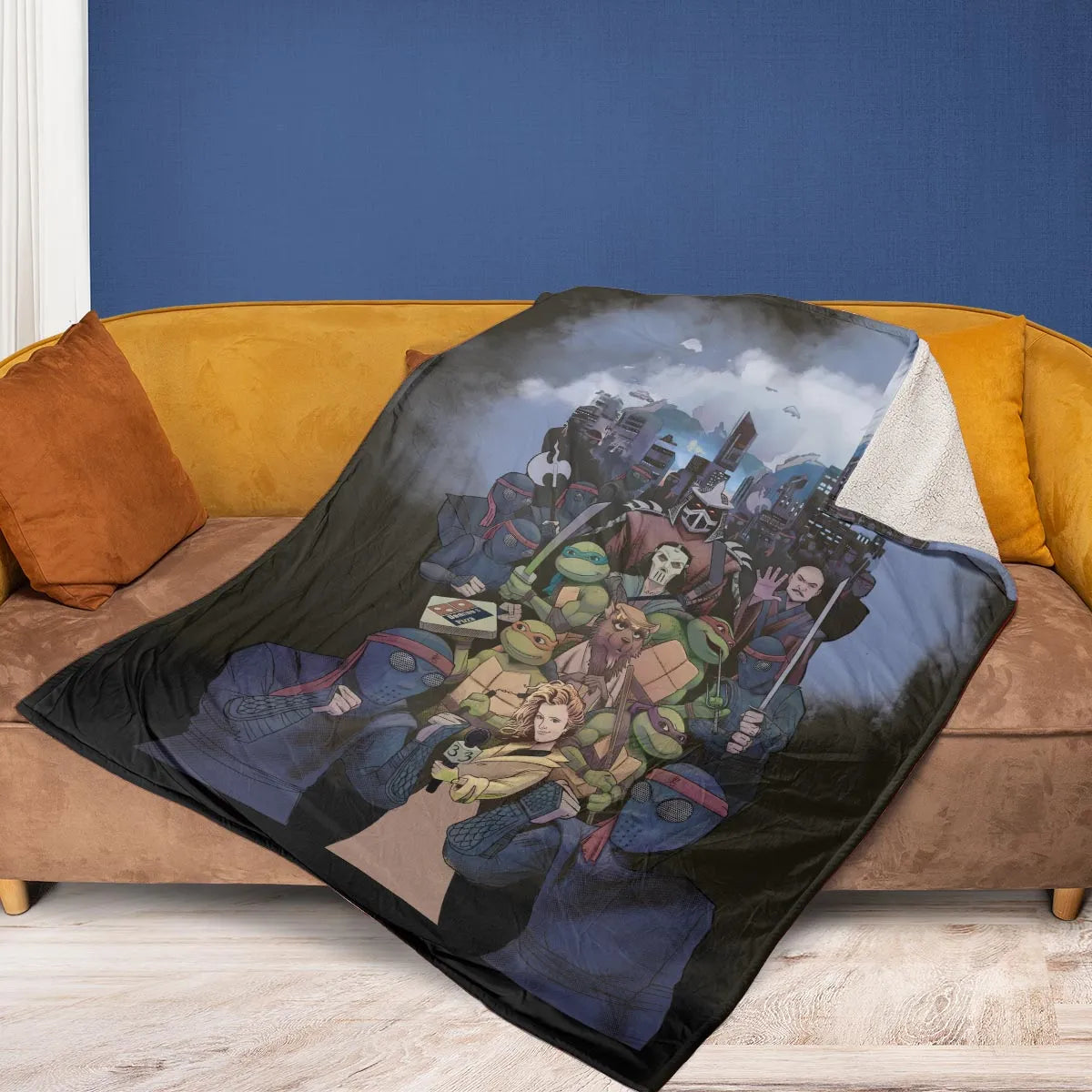 Turtles vs Ninja Teenage Mutant Ninja Turtles Fleece Blanket