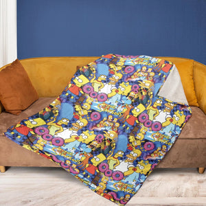 Springfield Swag The Simpsons Fleece Blanket