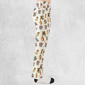 Snorky Fleegle Drooper Bingo The Banana Splits Flare Leggings