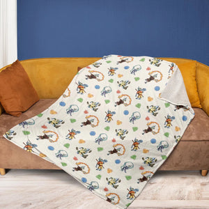 Water Earth Fire Air Bender Futurama Fleece Blanket