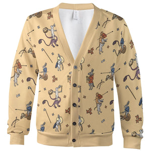 The Medieval Marginalia Killer Rabbit Monty Python Cardigan