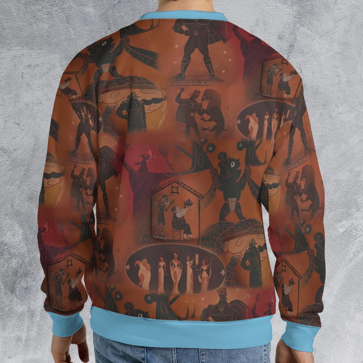 Ancient Hero Hercules 1997 Seamless All-over Print Sweatshirt