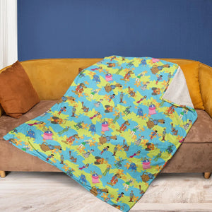 Scooby Gang Scooby Doobies Fleece Blanket