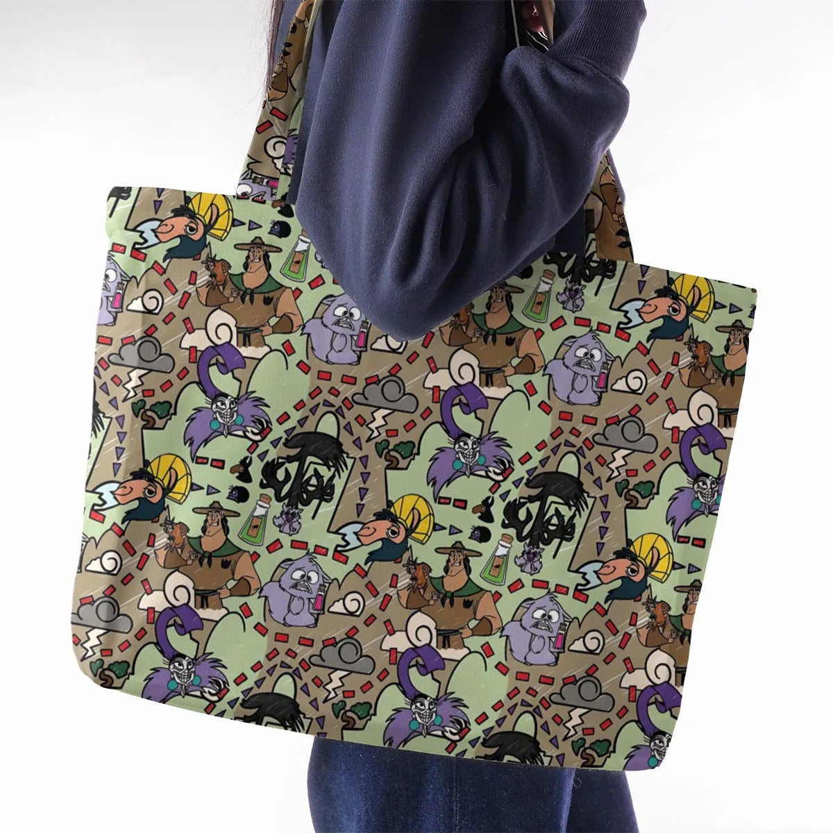 Groove Map The Emperor's New Groove Large Tote Bag